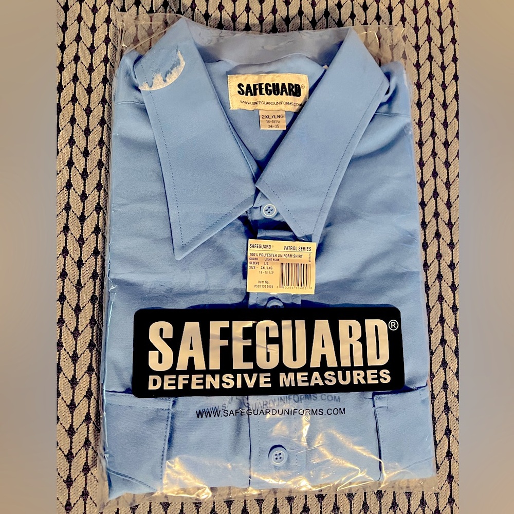 NEW Men’s Security Shirt long sleeve 2X